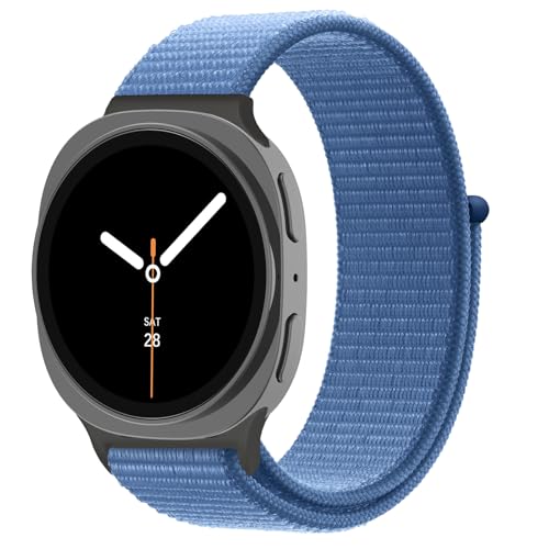Nylon-Schlaufenband für Samsung Galaxy Watch 8, 42 mm, 46 mm, Damen/Herren, dehnbares Sportarmband für Samsung Watch 8, 46 mm, 42 mm von Wowstrap