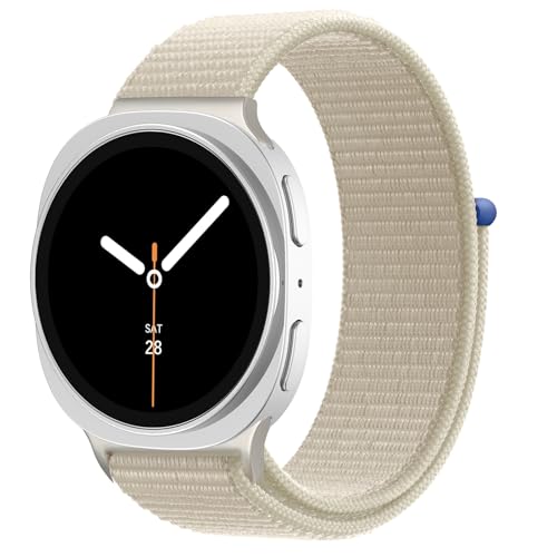 Nylon-Schlaufenband für Samsung Galaxy Watch 8, 42 mm, 46 mm, Damen/Herren, dehnbares Sportarmband für Samsung Watch 8, 46 mm, 42 mm von Wowstrap