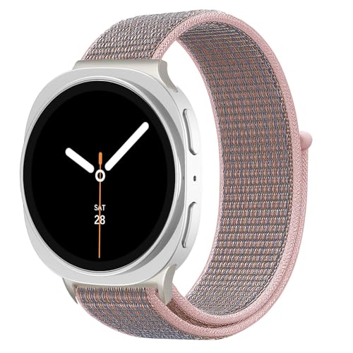 Nylon-Schlaufenband für Samsung Galaxy Watch 8, 42 mm, 46 mm, Damen/Herren, dehnbares Sportarmband für Samsung Watch 8, 46 mm, 42 mm von Wowstrap