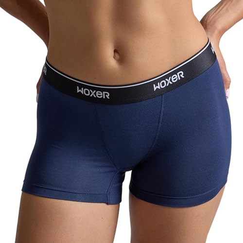 Vlez Star Heather Grey 2XL Moderne Unterhose für Damen in Übergröße, 1 Stück, 3XL von Woxer