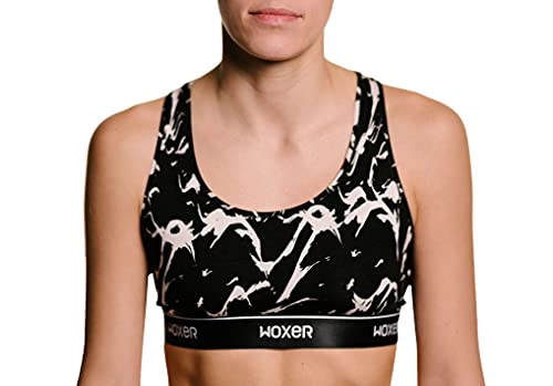 Woxer BOSS Bralettes für Frauen - Bügelloser nahtloser Komfort-BH - Schwarz - X-Large von Woxer