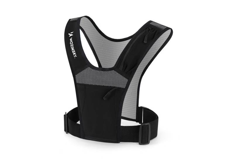 Wozinsky Funktionsweste WKDB1 (Weste, Einzeln) verstellbarer Bund, reflektierende Flächen, 3 Taschen von Wozinsky