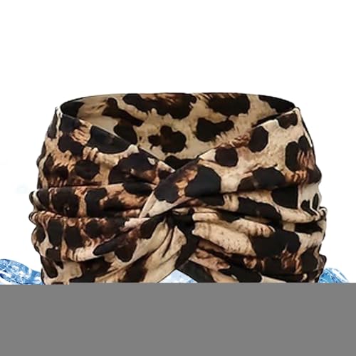 Boho Haarbänder | Weite Geknotete Haarbänder - Atmungsaktives Blumenmuster Kopfband Für Freizeitmode Radfahren Fitness Yoga von Wpsagek