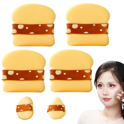 Foundation Puderquaste - Puderquaste für lose und kosmetische Grundierung - Wiederverwendbarer Blender, trockene und nasse Verwendung Kosmetikwerkzeuge für Frauen Mädchen von Wpsagek