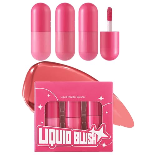 Makeup Liquid Blush - High-Pigment Blush - Cheek Makeup Long Lasting Blendable Lightweight Highlighter Liquid Blusher for Women and Girls von Wpsagek