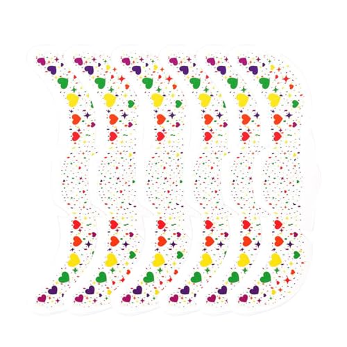 Sternen-Glitzer-| Wasserdichte Makeup Aufkleber | Langhaftende Stern- und Herz-Glitzerfrecken für Festivals Konzerte Bühnenauftritte mit fester Haftung von Wpsagek