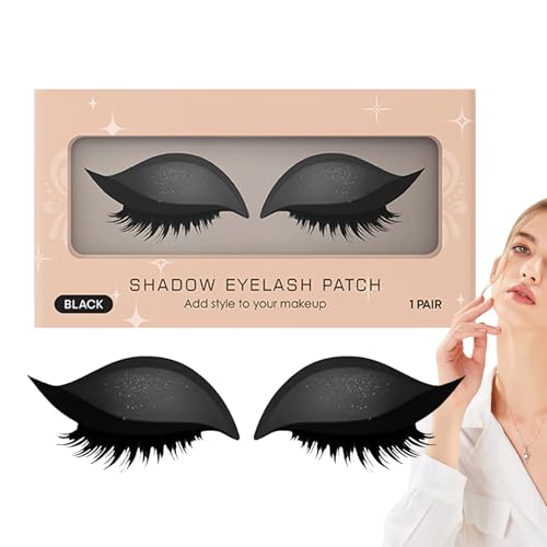 Wimpernschatten Aufkleber,Wiederverwendbarer Schatten Für Augen Make-up | Verwischfeste Wimpern Pads für Abendevents Brautfotos Halloween Cosplay Bühne Reise Hochzeit von Wpsagek