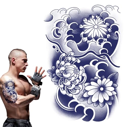 Wpsagek 15 Tage gefälschte Körperaufkleber, halbpermanente Körperaufkleber | Semi-permanenter, langlebiger Fake-Body-Art-Aufkleber für Erwachsene - Sicherer Körperaufkleber, Aufkleber mit von Wpsagek