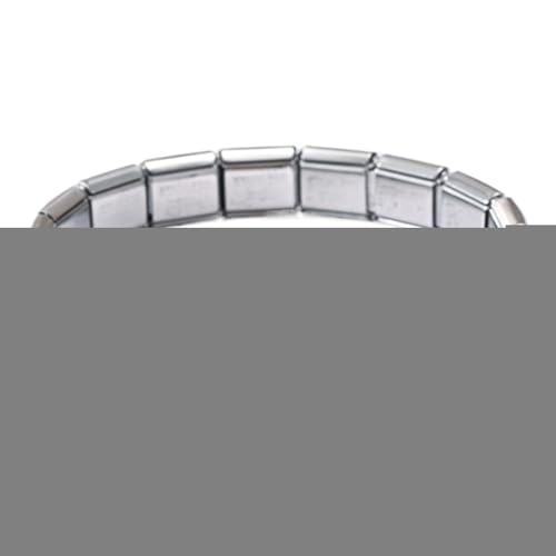 Wpsagek Italienisches modulares Schmuckarmband | Edelstahl Armband Für Damen Mit Ziergliedern | Elegantes Schmuckaccessoire für Bankett Cocktail-Party Dating Reisen Hochzeitsfeier und von Wpsagek