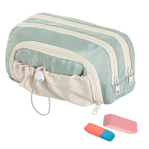 Wpsagek Stylische Stiftmäppchen,Schreibwaren Beutel Mit Kordelzug - Großes Wasserdichtes Organizer Für Schulbedarf Jugendliche Mädchen von Wpsagek