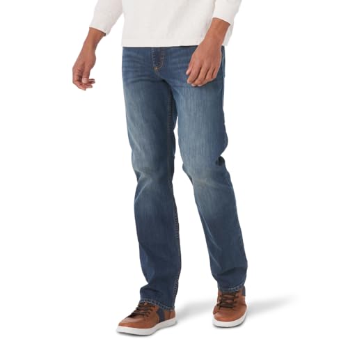 All Terrain Gear X Wrangler Herren Slim Fit Straight Leg Jeans, Dusk, 40W / 32L von Wrangler Authentics
