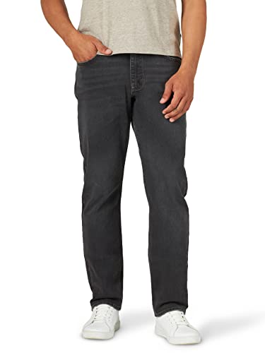 Wrangler Authentics Herren Athletic Fit Stretch Jeans, schwarz anthrazit, 32W / 30L von Wrangler Authentics