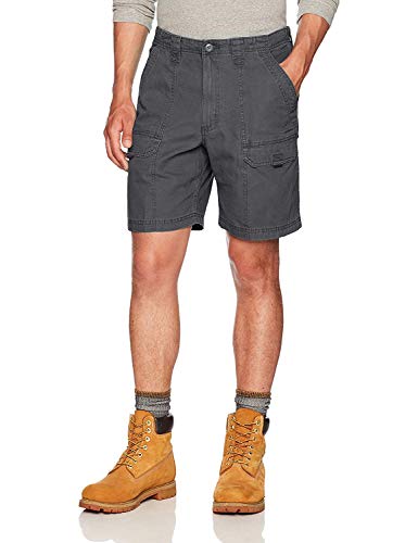 Wrangler Authentics Herren Canvas Utility Hiker Short Cargos, Anthrazit, 48 von Wrangler Authentics