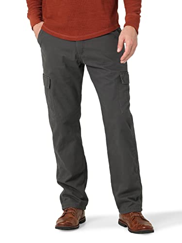 Wrangler Authentics Herren-Cargohose mit Fleece gefüttert, Anthrazit Köper, 38W / 32L Wrangler Authentics Herren-Cargohose mit Fleece gefüttert, Anthrazit Köper, 38W / 32L von Wrangler Authentics