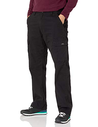 Wrangler Herren Jeans Cargo Pant, Relaxed Fit, Straight Leg, Schwarz, 30W / 30L von Wrangler Authentics