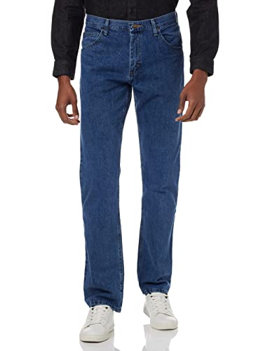 Wrangler Authentics Herren Clásico De Corte Recto. بل Klassische Gerader Passform. Jeans, Pacific Haze, 52W / 30L von Wrangler Authentics