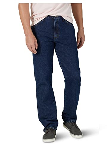 Wrangler Authentics Herren Classic 5-Pocket Regular Fit Cotton Jeans, Dunkle Spülung, 29W / 32L von Wrangler Authentics