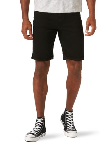 Wrangler Authentics Herren Klassische Lockerer Passform und Fünf Taschen Jeans-Shorts, Schwarz (Jet Black), 50 von Wrangler Authentics