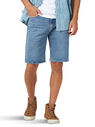 Wrangler Authentics Herren Klassische Lockerer Passform und Fünf Taschen Jeans-Shorts, Leichte Waschung Flex, 49 von Wrangler Authentics