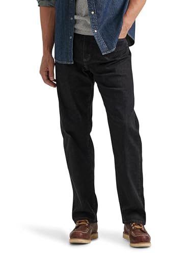 Wrangler Authentics Herren Comfort Flex Waist Relaxed Fit Jeans, Dunkles Denim, 56W / 30L von Wrangler Authentics