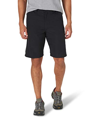 Wrangler Authentics Herren Funktions-Shorts mit Seitlichem Elastikband Cargos, Schwarz, 48 von Wrangler Authentics