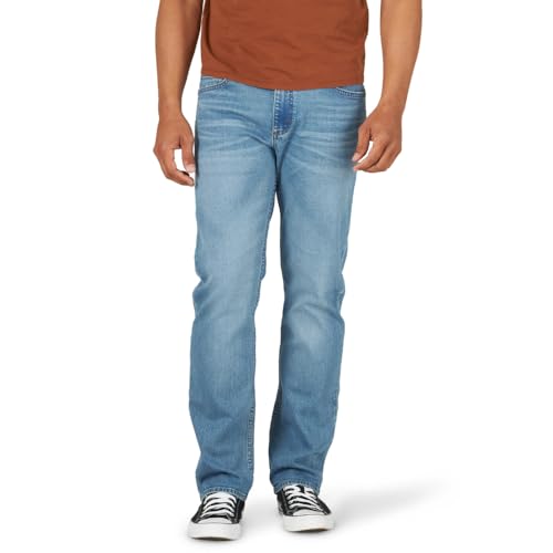 Wrangler Authentics Herren Slim Fit Straight Leg Jeans, Beckett, 32W / 32L von Wrangler Authentics