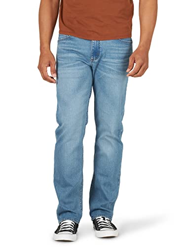 Wrangler Authentics Herren Slim Fit Straight Leg Jeans, Beckett, 32W / 34L von Wrangler Authentics
