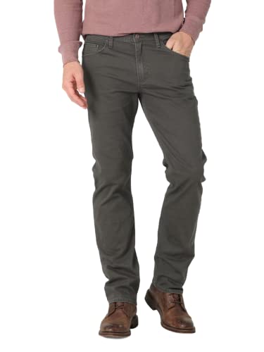 Wrangler Authentics Herren Slim Fit Straight Leg Jeans, anthrazit, 32W / 34L von Wrangler Authentics