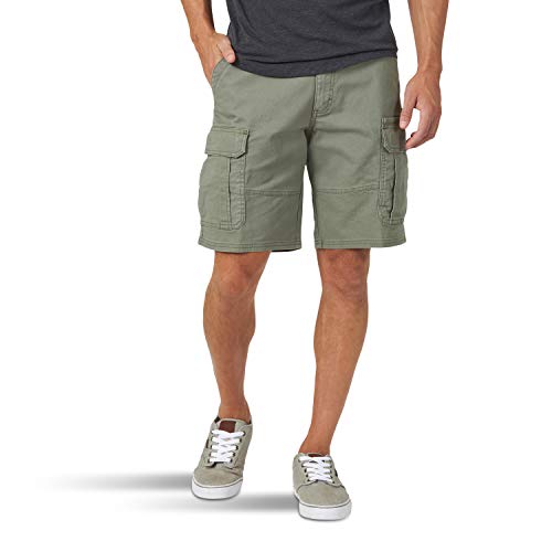 Wrangler Authentics Herren Klassische Cargo-Stretch-Shorts Cargos, Oliv, 50 von Wrangler Authentics