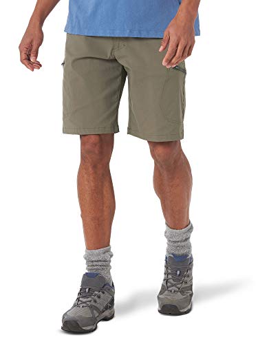 Wrangler Authentics Men's Performance Comfort Flex Waist Cargo Short, Earth Green, 48 von Wrangler Authentics