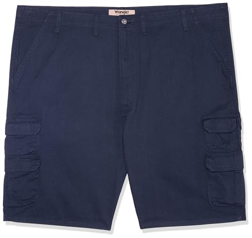 Wrangler Authentics Cargo-Shorts für Herren aus hochwertigem Twill, Mitternacht/Ausflug, einfarbig (Midnight//Getaway Solids), 46 Wrangler Authentics Cargo-Shorts für Herren aus hochwertigem Twill, Mitternacht/Ausflug, einfarbig (Midnight//Getaway Solids), 46 von Wrangler Authentics