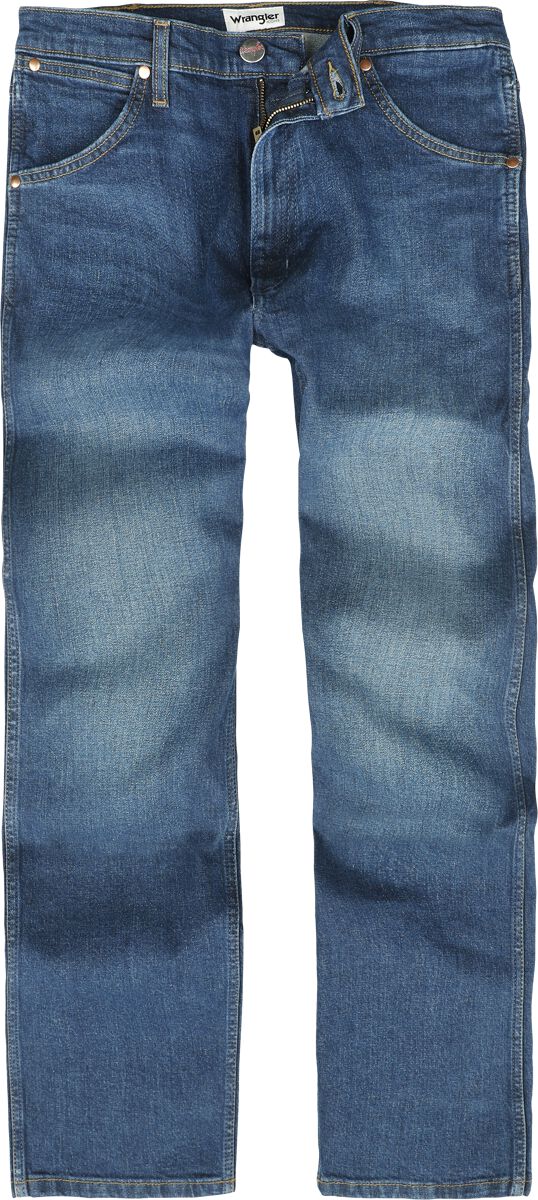 Wrangler 11MWZ Rinse Jeans blau in W33L32 von Wrangler