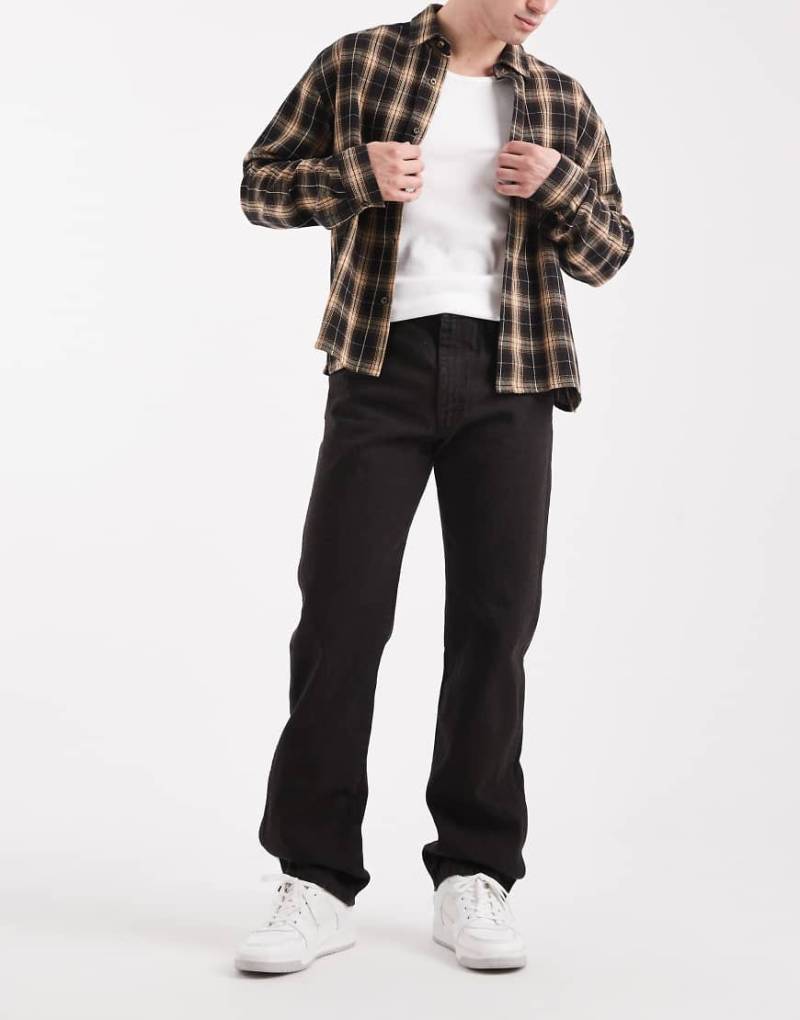 Wrangler - 13MWZ Original - Cowboy-Jeans mit geradem Schnitt in Dunkelbraun-Brown von Wrangler