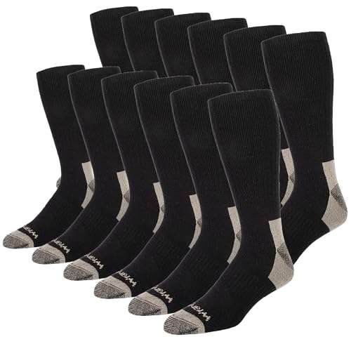 Wrangler - 365 Herren-Socken – lange Herrensocken, volle Polsterung, Schwarz, 37.5-46 EU von Wrangler