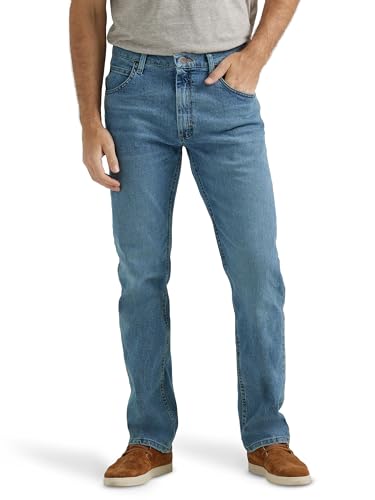 Wrangler All Terrain Gear X Herren Klassische 5 Taschen, Normale Passform Jeans, Vintage Blue Flex, 38W / 30L von Wrangler Authentics