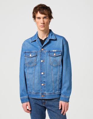 Wrangler Relaxed Anti Fit Jacket Blue Eyes Blue Größe M Wrangler Relaxed Anti Fit Jacket Blue Eyes Blue Größe M von Wrangler