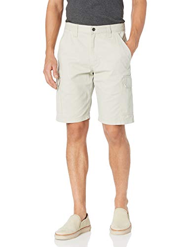 Wrangler Authentics Herren Classic Relaxed Fit Short / Short Shorts mit Entspannter Passform Cargos, Dunkle Knetmasse, 38 EU von ALL TERRAIN GEAR X Wrangler