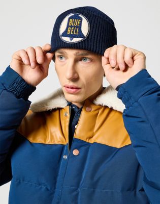Wrangler Blue Bell Beanie Blue Größe One Size von Wrangler