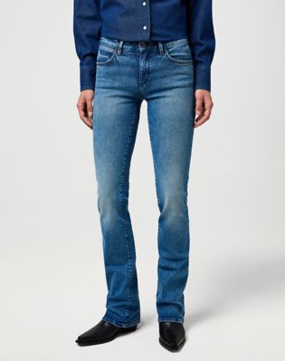 Wrangler Bootcut Jean Rustler Wash Größe 30 x32 von Wrangler