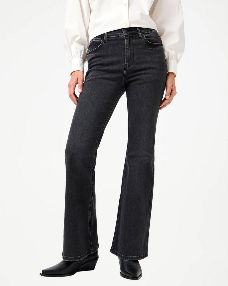 Wrangler Bootcut-Jeans High Waist Superstretch Jeans - FIERCE FLARE CONSTELLATION von Wrangler