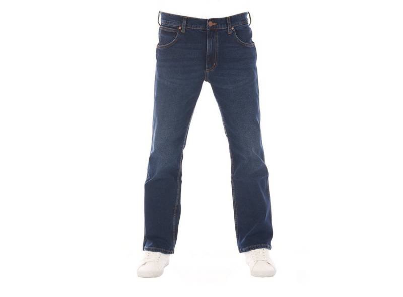Wrangler Bootcut-Jeans Herren Jeanshose Jacksville Boot Cut Denim Hose mit Stretch von Wrangler