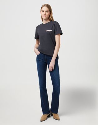 Wrangler Bootcut Jeans Nightshade Größe 26 x32 von Wrangler