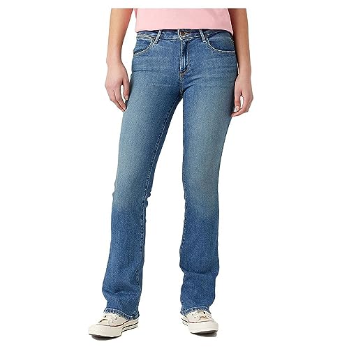 Wrangler Damen Bootcut Jeans, Girlband, 27W / 32L von Wrangler