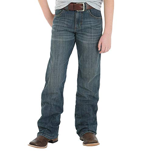 Wrangler Boys' Retro Relaxed Fit Boot Cut Jeans, falls City, 7 REG von Wrangler