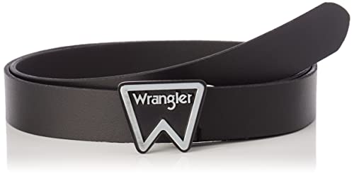 Wrangler Damen Festival Logo Belt, Schwarz, 85 EU von Wrangler