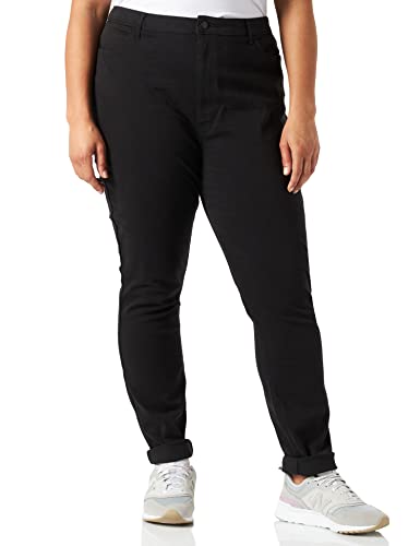 Wrangler Damen HIGH RISE SKINNY Jeans, Black, 25W / 32L von Wrangler
