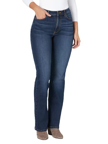 Wrangler Damen True Straight Fit Hohem Bund Jeans, Stockton, 18W x 30L von Wrangler
