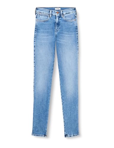 Wrangler Damen High Skinny Jeans, Blue Love, 28W 30L EU von Wrangler