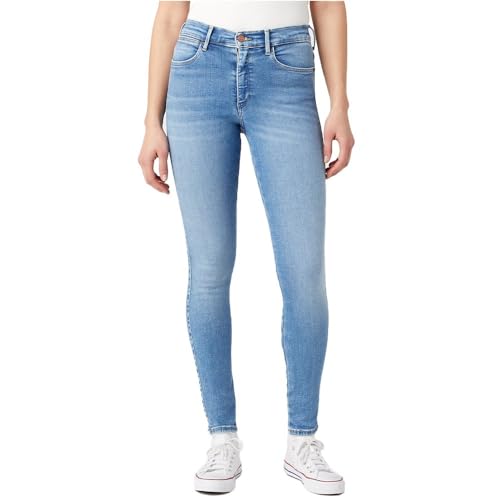 Wrangler Damen High Skinny Jeans, Blue Love, 33W / 34L Wrangler Damen High Skinny Jeans, Blue Love, 33W / 34L von Wrangler