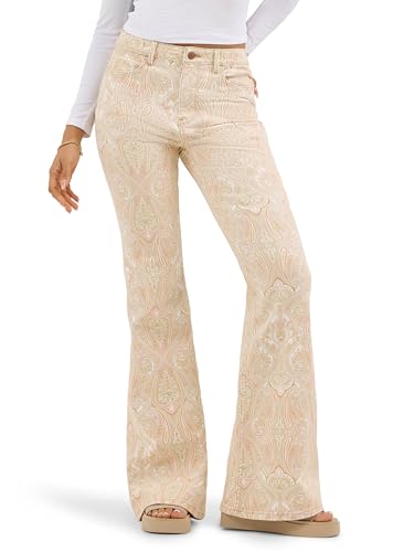 Wrangler Damen High Waist Fierce Flare Jeans, Jukebox Mama, 6-32 von Wrangler